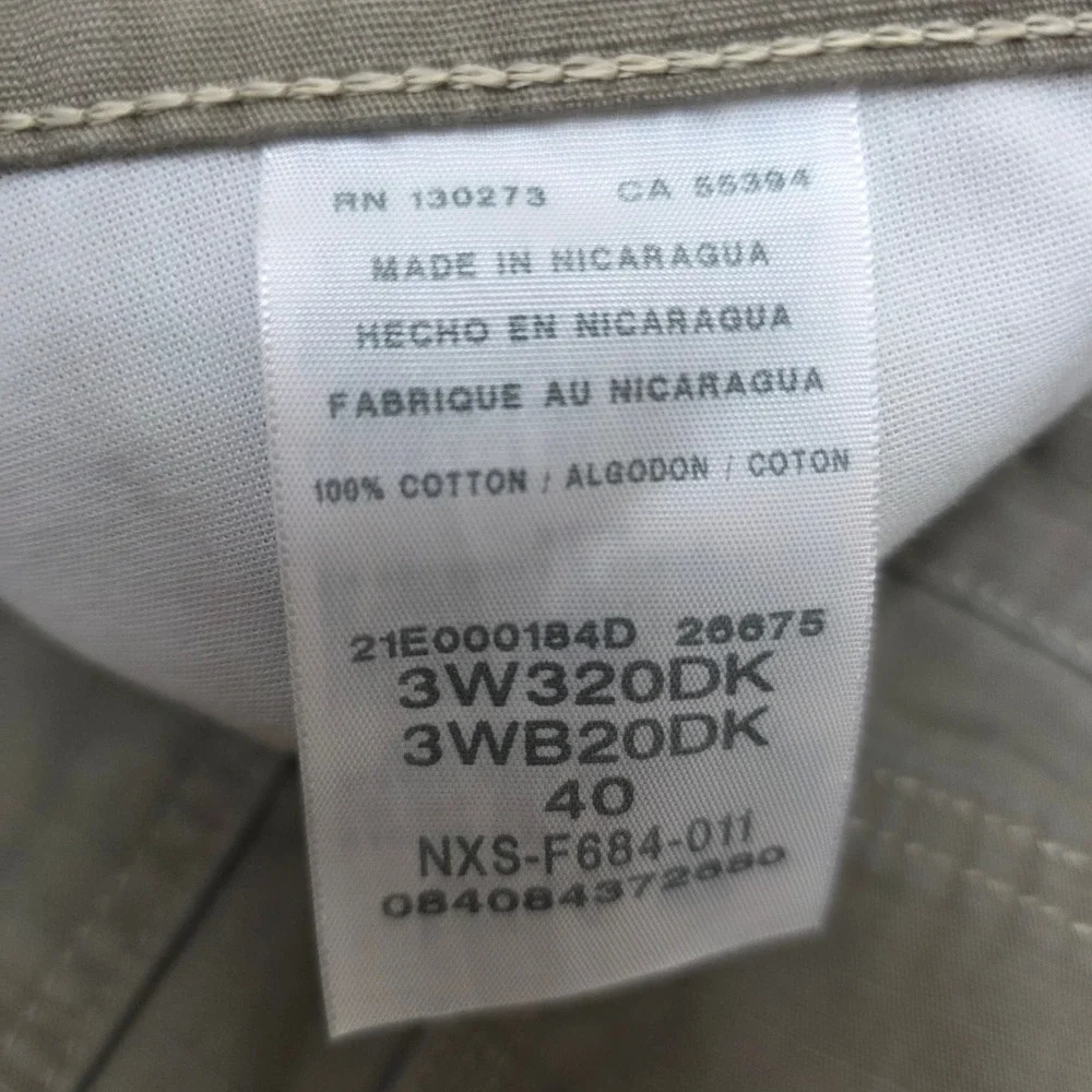Wrangler Riggs Workwear Mens 40 Ripstop Cargo Shorts Bark Khaki 3W320DK